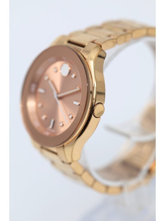 Movado Bold Classic MB.01.3.34.6240 3600417 Gold 38mm Womens Quartz Watch main image 6